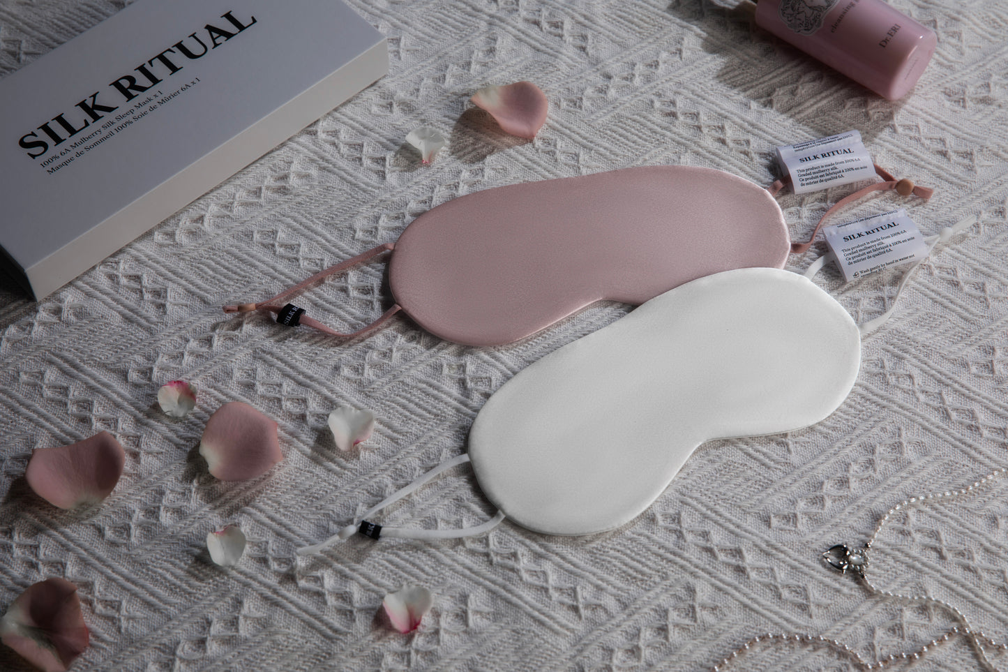 Blossom Silk Sleep Mask - Rose